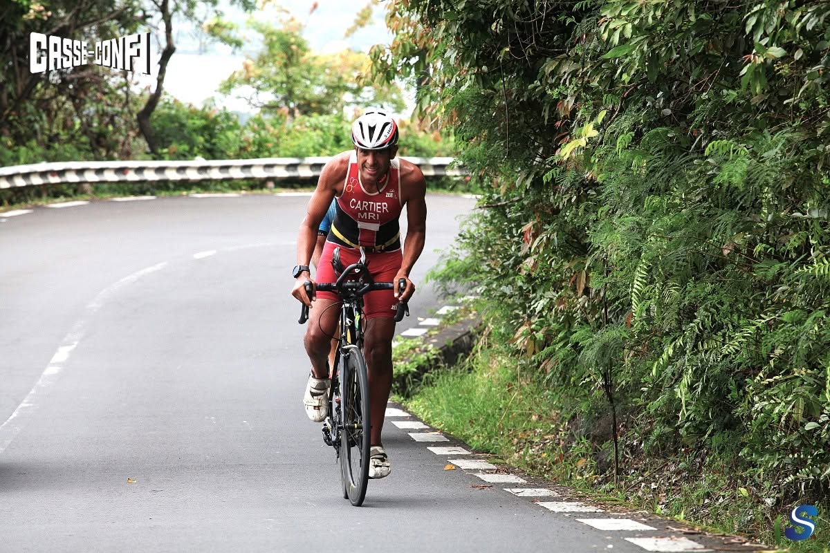 Vélo de route vers Chamarel